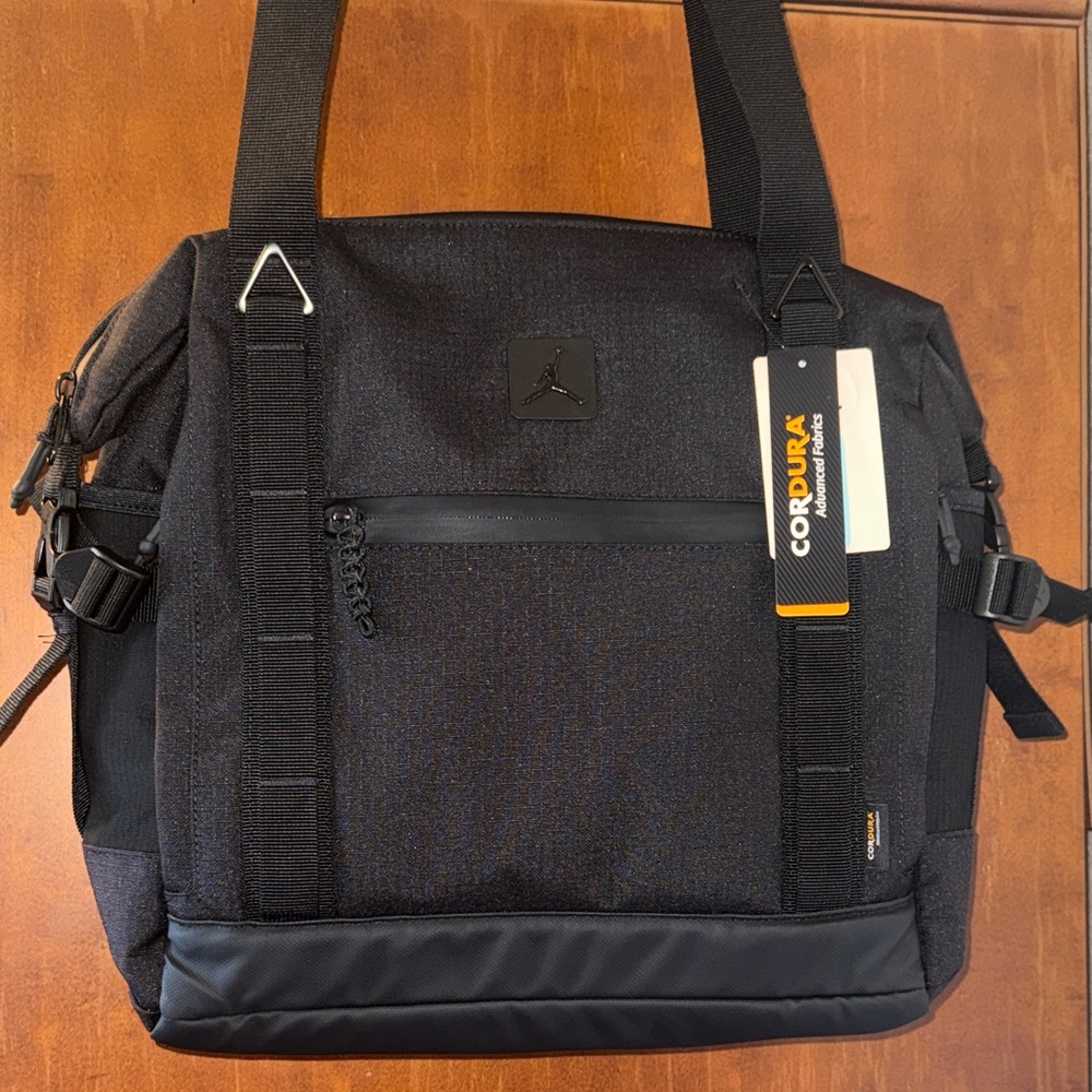 Jordan Black Laptop Tote